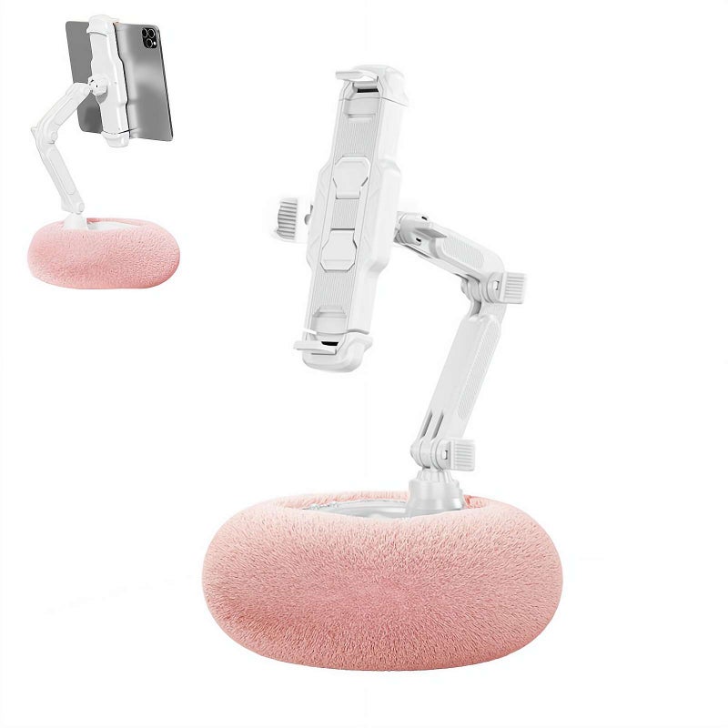 Tablet Stand Pillow for Reading,Adjustable Tablet Stands Phone Holder for Bed with Detachable Snack Bowl,Hands Free Reading in Bed,Phones Pillow Stand Compatible with 4.7"-13"Phone/Tablets - Image 1